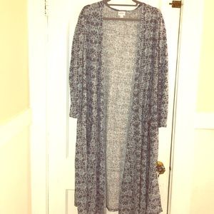 LuLaRoe Blue Sarah Cardigan
